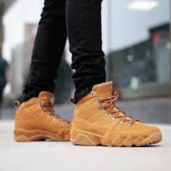 wheat jordan 9s